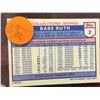 Image 2 : Babe Ruth Baseball Card