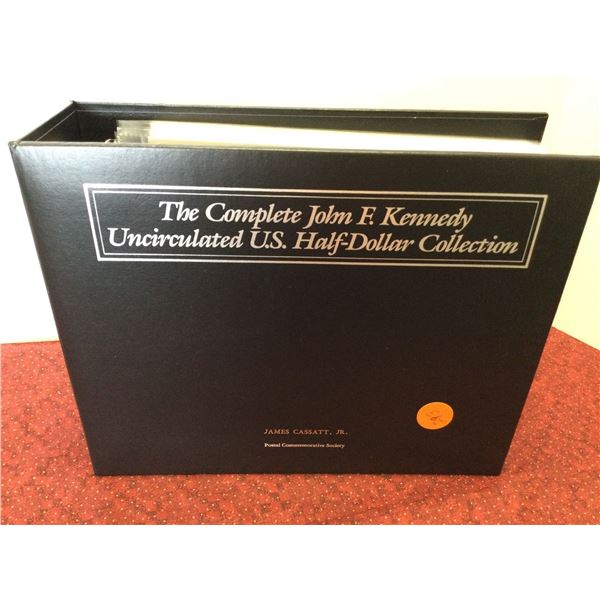 J.F. Kennedy Uncirculated U.S. 1/2 Dollar Collection