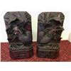 Image 1 : RARE: Hand Carved Early Bookends
