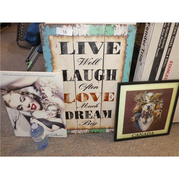 home decor/signage