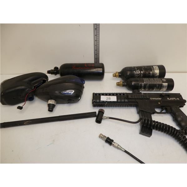 Spyder MR4 paintball gun