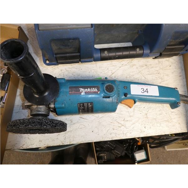 Makita 5" angle grinder