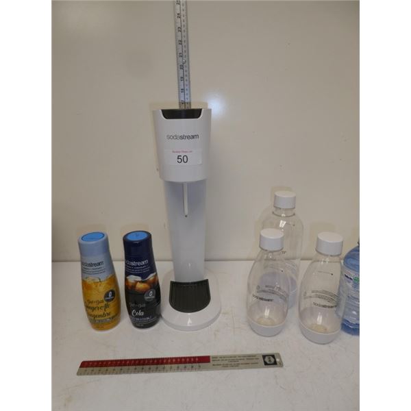 Soda Stream w/ bottles & gingerale & cola