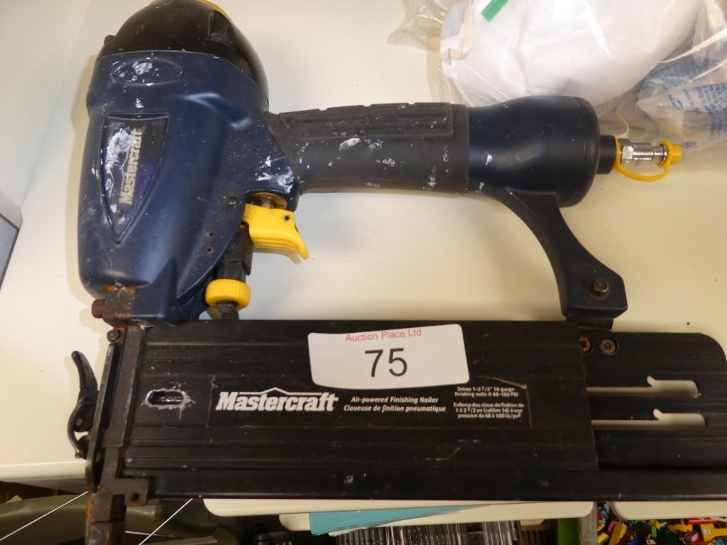 Mastercraft airpowered finishing nailer
