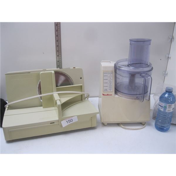 Moulinex food processor, Oster food & meat slicer