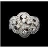 Image 2 : 2.77 ctw Diamond Ring - 14KT White Gold