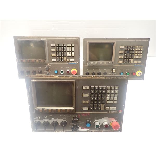 Lot of (3) Dynapath Control Panels