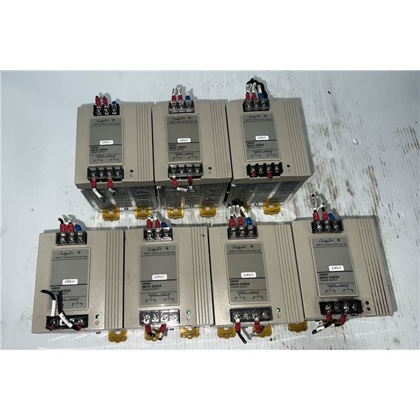 (7) Omron #S8VS-24024 Power Supplies