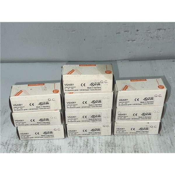(10) New? - Ifm Electronic #VSA001 Vibration Sensors
