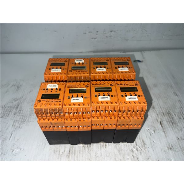 Lot of (8) Ifm Electronic  #DD2001 Monitors FR-1 Frequency/Speed