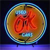 Image 1 : NO RESERVE OK USED CARS NEON SIGN