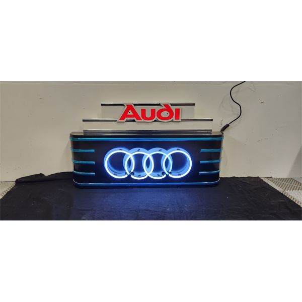 NO RESERVE Neon audi sign