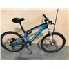 Image 2 : BLUE FORUM FULL SUSPENSION, 24 SPEED MOUNTAIN BIKE WITH FULL DISC BRAKES