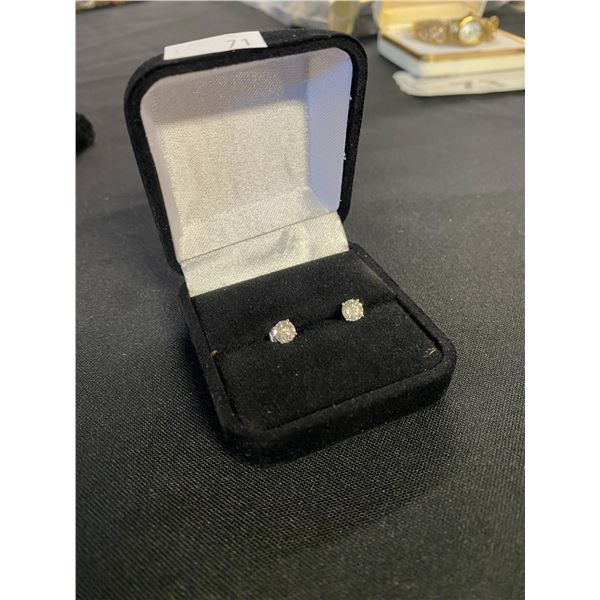 DIAMOND EARRINGS   - BOX NOT INCLUDED