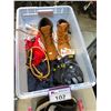 Image 2 : 2 BINS OF ASSORTED CLOTHING, WORK GLOVES AND BELTS INCLUDING MICHAEL KORS AND HELLY HANSEN MENS