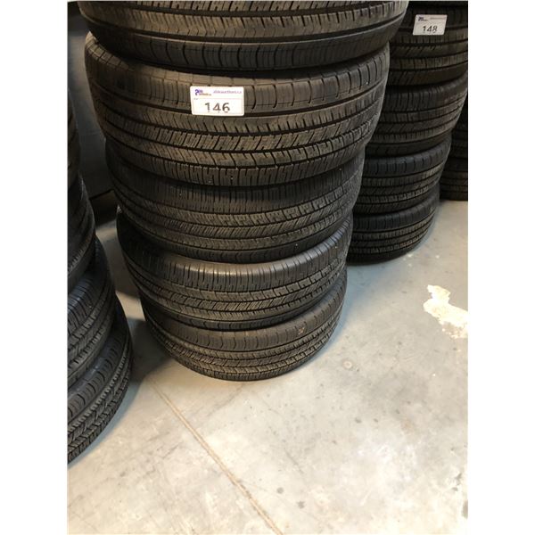 SET OF 4 GOODYEAR EAGLE ENFORCER 255/60R18 108V M+S TIRES - USED