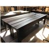 Image 2 : DESIGN WITHIN REACH LOLL BLACK ALFRESCO 82" X 36" DINING TABLE RETAIL PRICE $2,495 CAN WITH 1
