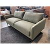 Image 2 : GREEN FABRIC 2 SEAT SOFA 83" X 34"