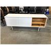 Image 2 : DESIGN WITHIN REACH AURA WHITE MEDIA UNIT RETAIL PRICE $3,370 CAN