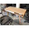 Image 1 : DESIGN WITHIN REACH CASE NATURAL OAK 43" X 22" WRITING DESK