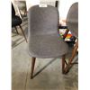 Image 1 : JOBS GREY /WALNUT SIDE CHAIR