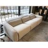 Image 1 : BEIGE LOVESEAT ELECTRIC RECLINER SOFA  120"