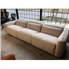 Image 2 : BEIGE LOVESEAT ELECTRIC RECLINER SOFA  120"