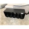 Image 2 : DESIGN WITHIN REACH KRISTINA DAM STUDIO 43" X 16" BLACK CURVED BENCH WITH SOME COSMETIC DAMAGE
