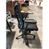 Image 2 : HERMAN MILLER EMBODY BLACK/CYAN FULLY ADJUSTABLE GAMING CHAIR RETAIL PRICE $2,120 CAN