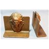 Image 2 : 2 sets of Indian w/warbonnet bookends, metal, all are 4 ½" x 3 3/4"