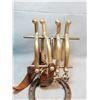 Image 1 : (2) pair U. S. Cavalry spurs by Buermann, marked A. B. on inside of bands