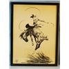 Image 2 : (2) Muller, Dan (1889-1977) original drawings, Bronc Riders, 14 ½" x 10 ½" each