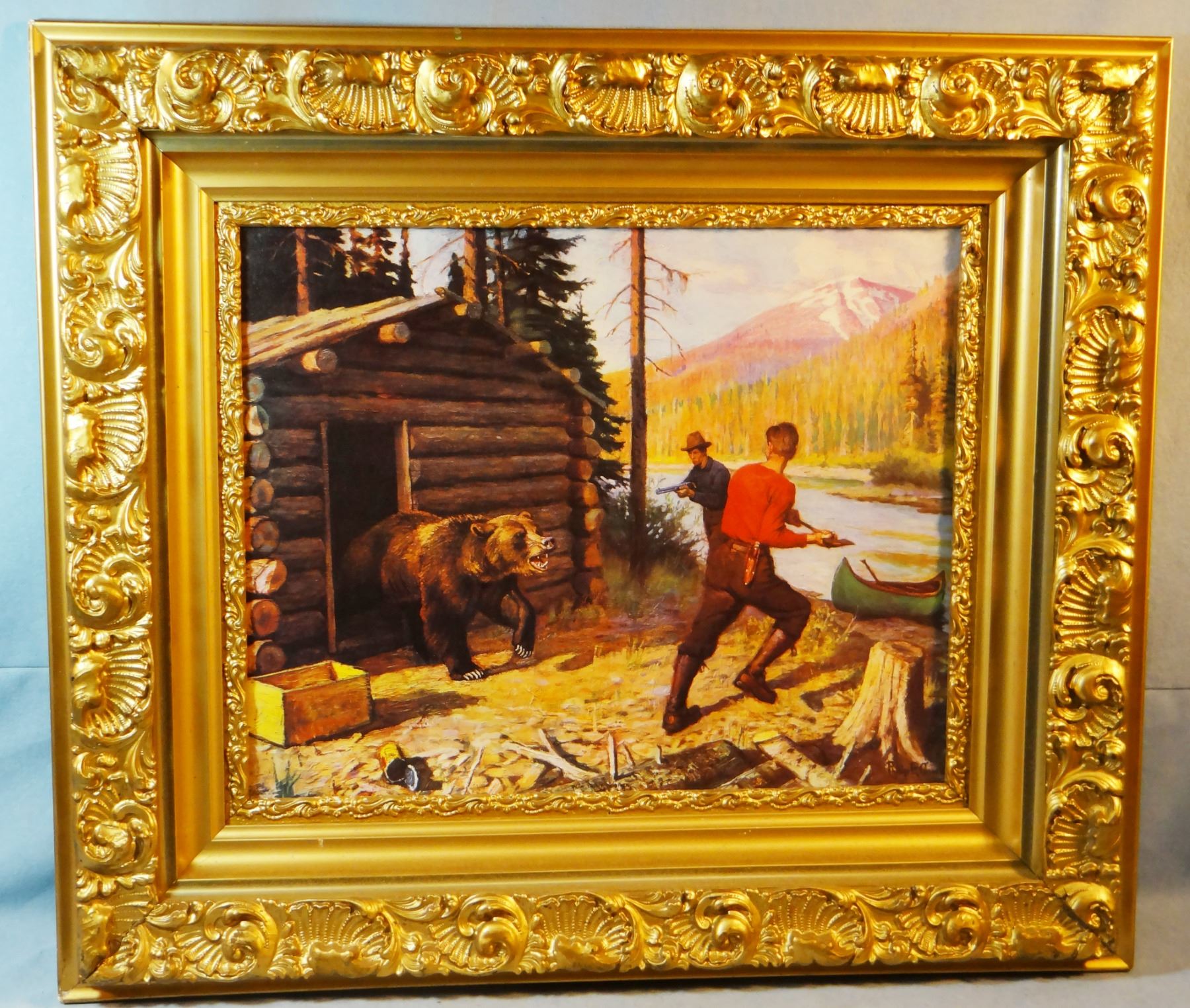 Philip R Goodwin Prints Goodwin, Philip R. print, Grizzly In Camp, 16