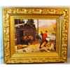 Image 1 : Goodwin, Philip R. print, Grizzly In Camp, 16" x 20", framed