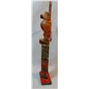 Image 2 : NW Coast 14" totem pole, hand carved & painted