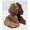 Image 1 : (3) sets Warbonnet bookends: cast iron & resin, 6" x 5 ¾" and 5" x 4"