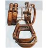 Image 1 : (3) pair vintage iron stirrups
