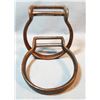 Image 3 : (3) pair vintage iron stirrups