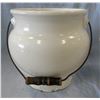 Image 2 : (2) chamber pots: one by W.S. George, bucket style with metal/wood handle and one mark unreadable wi