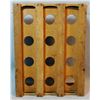 Image 4 : Small wooden egg crate, 1 doz., 8" x 6 ½"