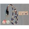 Image 3 : 3 pcs: 7" string of handcut wampum, Chief Thompson necklaces, 17" - 19", Celilo Tribe, Oregon
