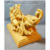 Image 5 : Chairiot rider w/4 horse hitch scuplture, composition, 8" h x 10" w x 6" deep, unmarked