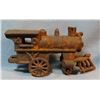 Image 3 : 6 pcs Cast Iron Toys: 5 matching asst'd railroad cars, 1 larger caboose