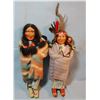 Image 2 : (2) Skookum dolls: mother & papoose, 11" each