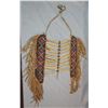 Image 3 : Fancy beaded hair pipe breast plate, 2 beaded panels, 12" x 2"