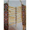 Image 4 : Fancy beaded hair pipe breast plate, 2 beaded panels, 12" x 2"