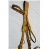 Image 6 : U. S. Cavalry headstall w/#4 US bit, brass rosettes