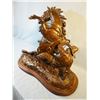 Image 8 : Scriver, Bob (1914-1999) bronze sculpture, A Hard Way To Get Off, #58/150, 18" h x 21" w x 11" d, Ar