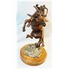 Image 2 : Scriver, Bob bronze sculpture, Hang In There Cowboy, #67/100, 1982, 15" x 7" x 5"