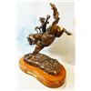 Image 2 : Scriver, Bob bronze sculpture, Rodeo's Classic Event, #79/100, 1974,  15" x 11" x 4 ½"